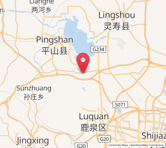 Map of Yi’an, Hebei