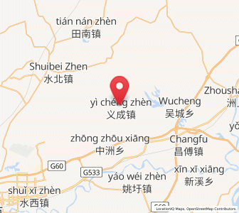 Map of Yicheng, Jiangxi