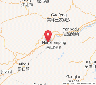 Map of Yichongqiao, Hunan