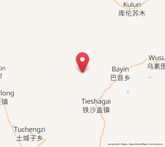 Map of Yifaquan, Inner Mongolia