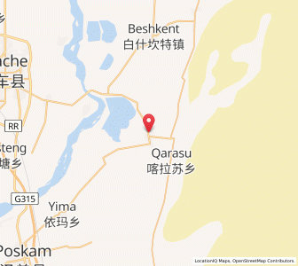 Map of Yigai'erqi, Xinjiang