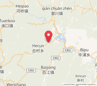 Map of Yihe, Zhejiang