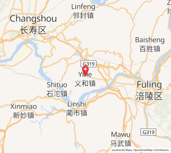 Map of Yihe, Chongqing