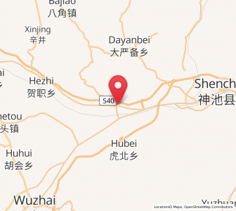 Map of Yijing, Shanxi