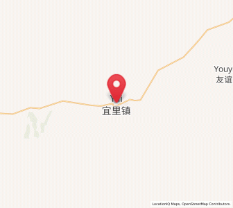 Map of Yili, Inner Mongolia