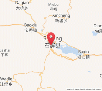 Map of Yilong, Yunnan
