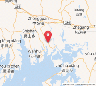 Map of Yinbaohu, Jiangxi