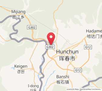 Map of Ying’an, Jilin