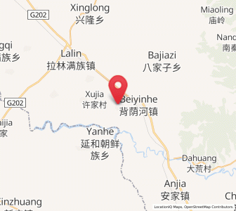 Map of Yingchengzi, Heilongjiang
