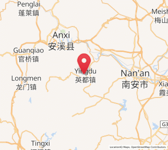 Map of Yingdu, Fujian