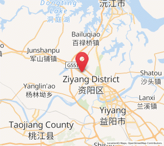 Map of Yingfengqiao, Hunan