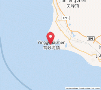 Map of Yinggehai, Hainan