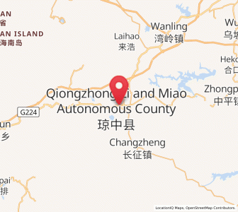 Map of Yinggen, Hainan