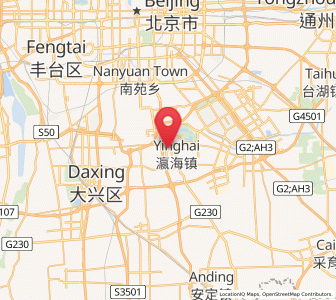 Map of Yinghai, Beijing