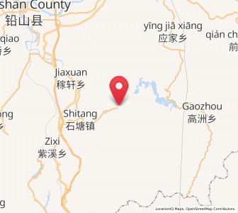 Map of Yingjiang, Jiangxi