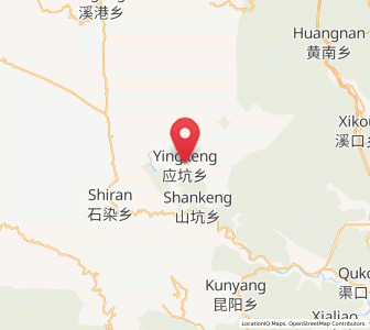 Map of Yingkeng, Zhejiang
