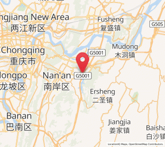 Map of Yinglong, Chongqing
