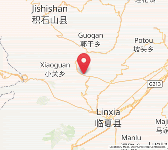 Map of Yingtan, Gansu