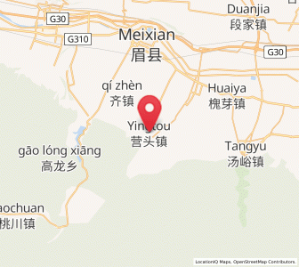 Map of Yingtou, Shaanxi