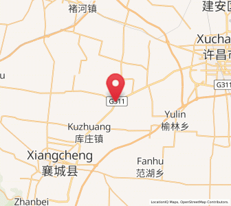 Map of Yingyang, Henan