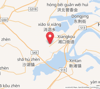 Map of Yinlianhu, Hubei