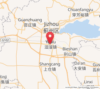 Map of Yinliu, Tianjin