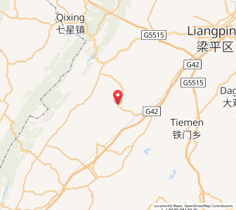 Map of Yinping, Chongqing