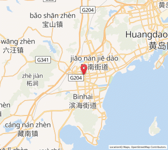 Map of Yinzhu, Shandong