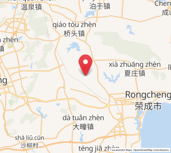 Map of Yinzi, Shandong