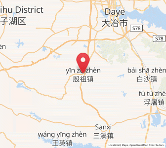 Map of Yinzu, Hubei