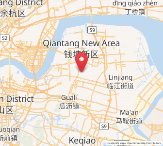 Map of Yipeng, Zhejiang