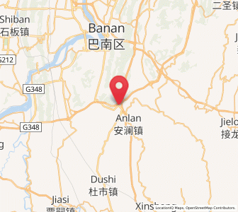 Map of Yipin, Chongqing