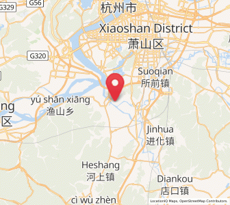 Map of Yiqiao, Zhejiang