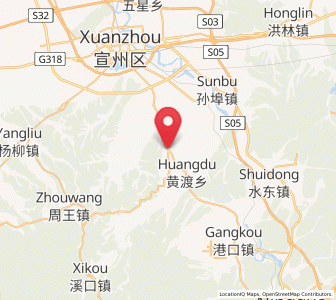 Map of Yishan, Anhui