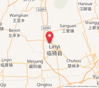 Map of Yishi, Shanxi