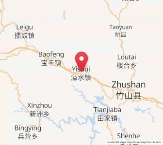 Map of Yishui, Hubei