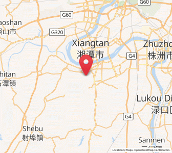 Map of Yisuhe, Hunan