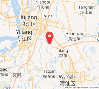 Map of Yitai, Anhui