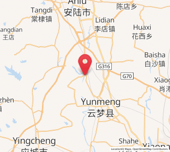 Map of Yitang, Hubei