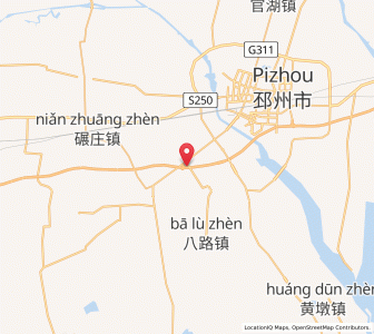 Map of Yitang, Jiangsu