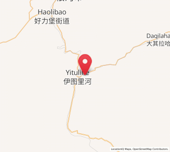 Map of Yitulihe, Inner Mongolia