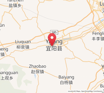 Map of Yiyang Chengguanzhen, Henan