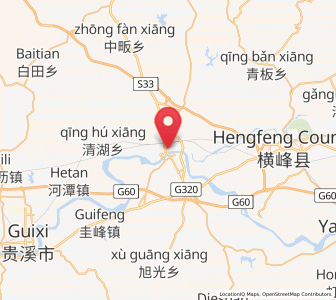 Map of Yiyang, Jiangxi