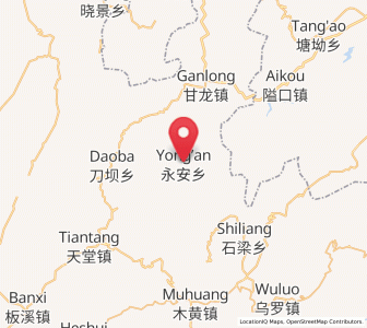 Map of Yong’an, Guizhou