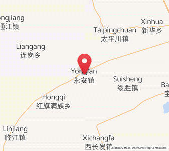 Map of Yong’an, Heilongjiang