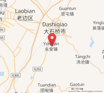Map of Yong’an, Liaoning