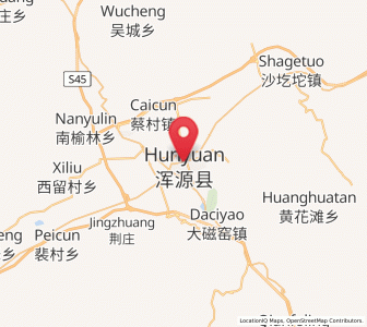 Map of Yong’an, Shanxi