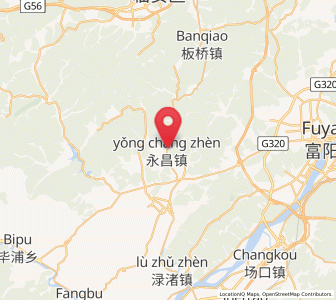 Map of Yongchang, Zhejiang