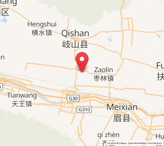 Map of Yongchuan, Shaanxi