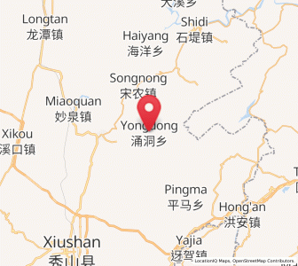 Map of Yongdong, Chongqing